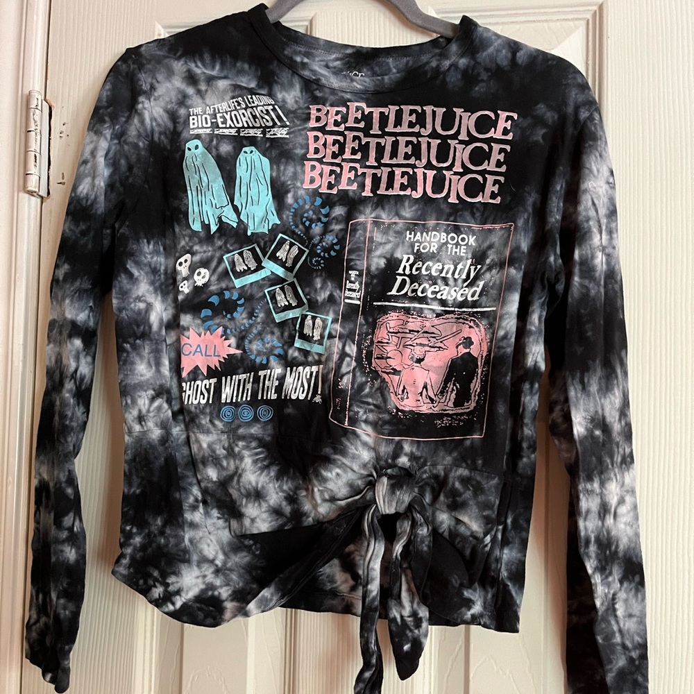 Beetlejuice Hot Topic long sleeve Tee